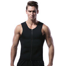 Load image into Gallery viewer, Men's Thermo Body Shaper Zipper Vest